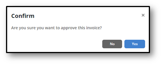 Approve Invoices